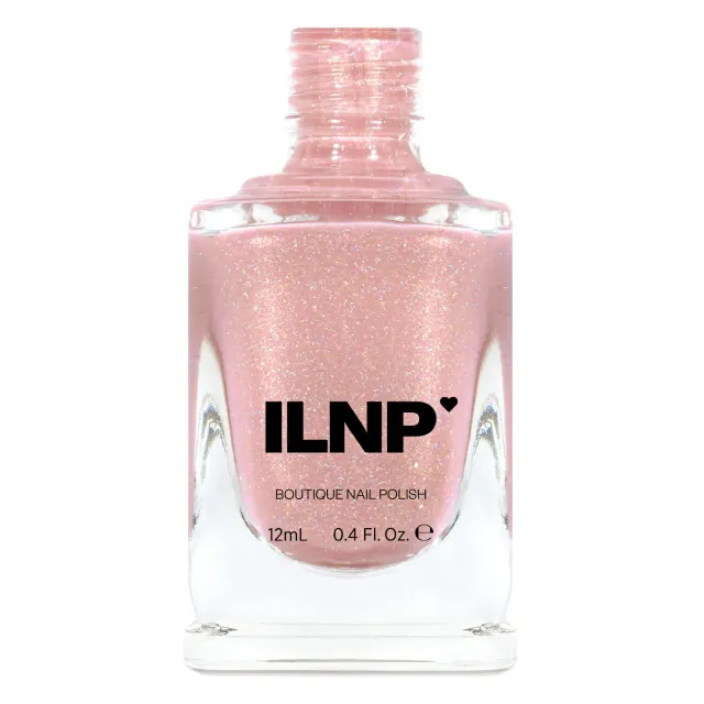 ILNP Bliss nagellack rosa creme guldskimmer