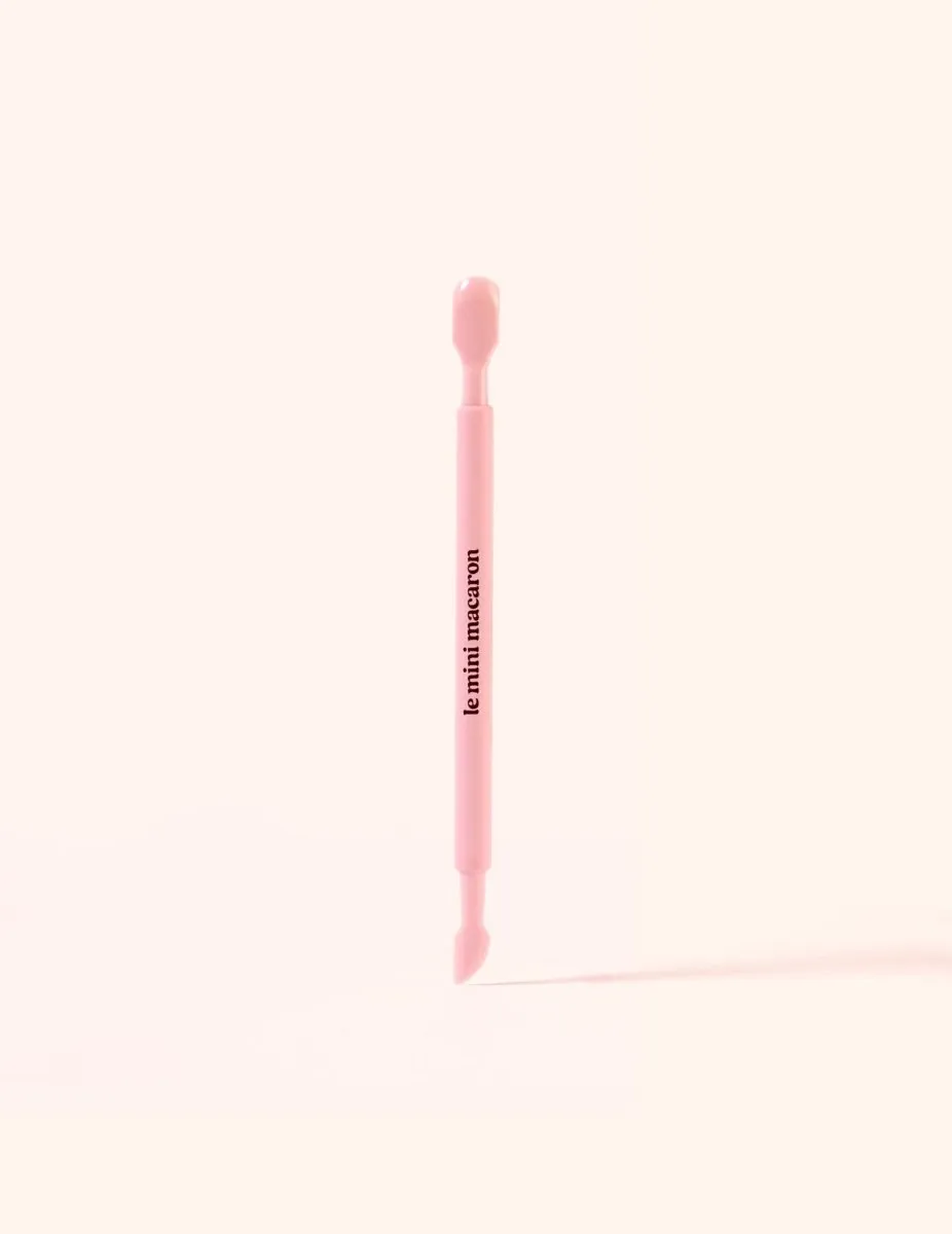 Le Mini Macaron nagelbandspusher dubbelsidig plast