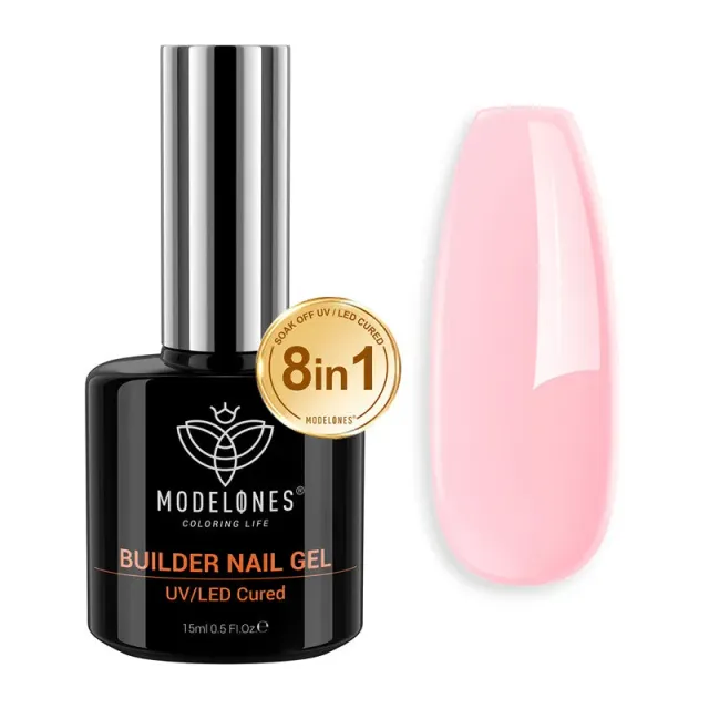 Modelones Builder Gel Tender Pink nagelgel 15ml rosa