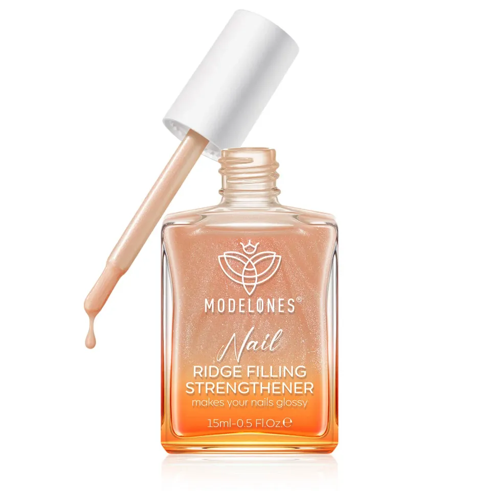 Modelones Nail Care nagelstärkare Light Brown för fåror