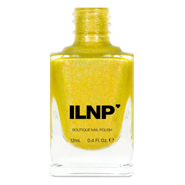 ILNP Funshine Smoothie nagellack gul holografisk