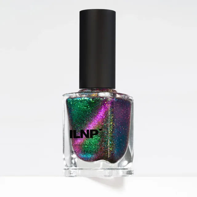 ILNP Illusions Warped magnetnagellack grön-lila