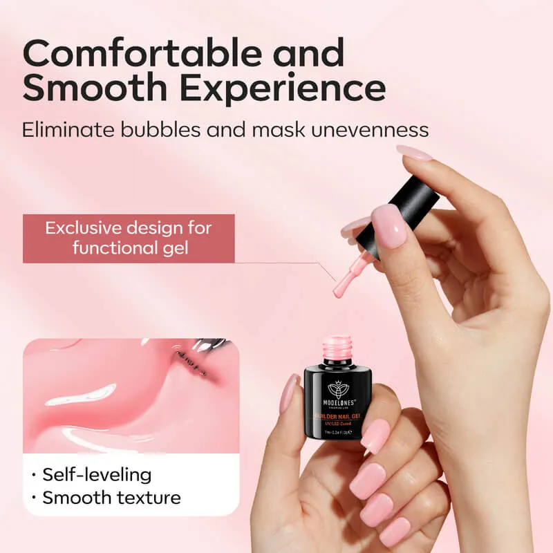 Modelones Rose Nude builder gel byggel rosé nude