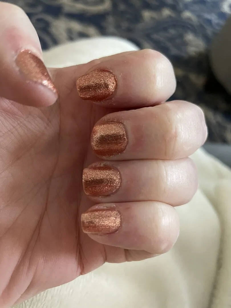 Cirque Colors Halcyon nagellack metalliskt roséguld