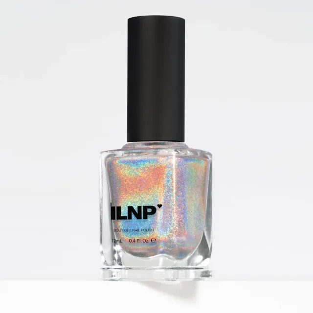 ILNP MEGA S nagellack holografiskt silver