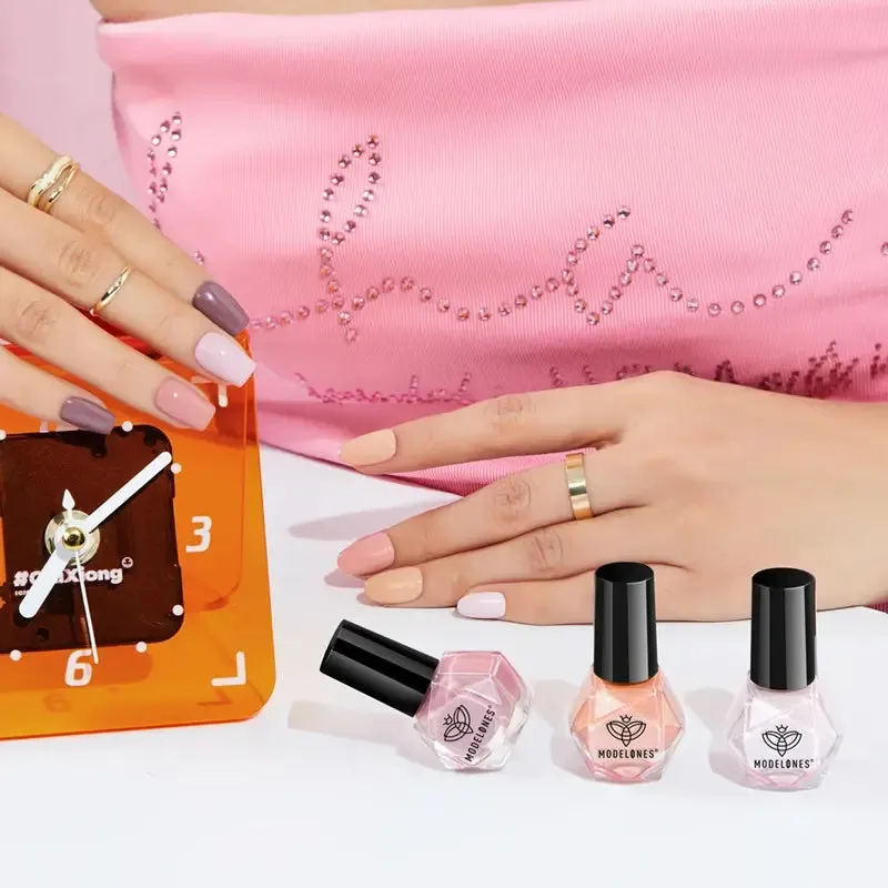 Modelones Blooming Petals nagellack 6-pack nude rosa
