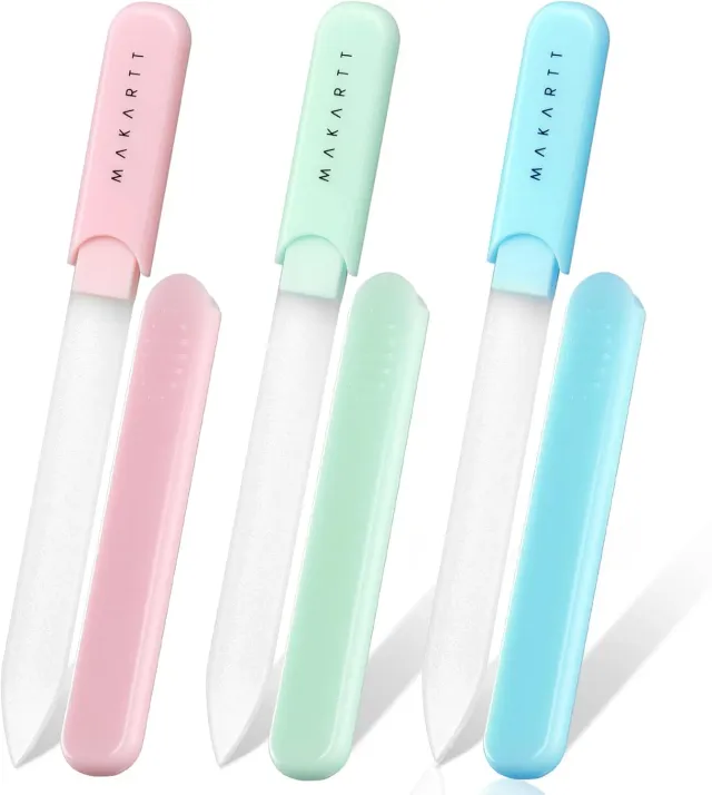 Makartt Glass Nail Files glasfil 3-pack mild