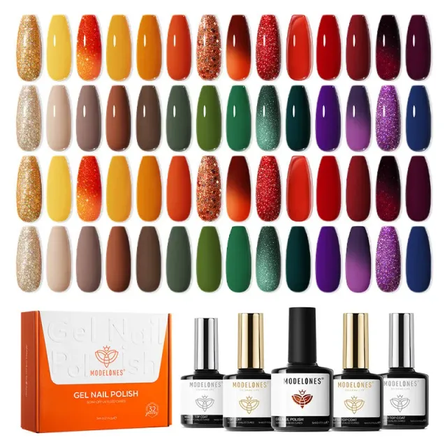 Modelones Fall Palette gellack set höst kräm