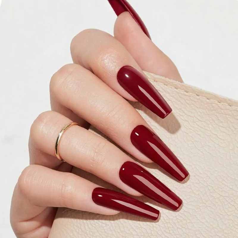 Modelones Wine Rouge gellack röd krämig 15 ml