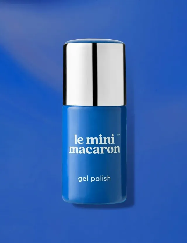 Le Mini Macaron Marinière gellack kungsblå