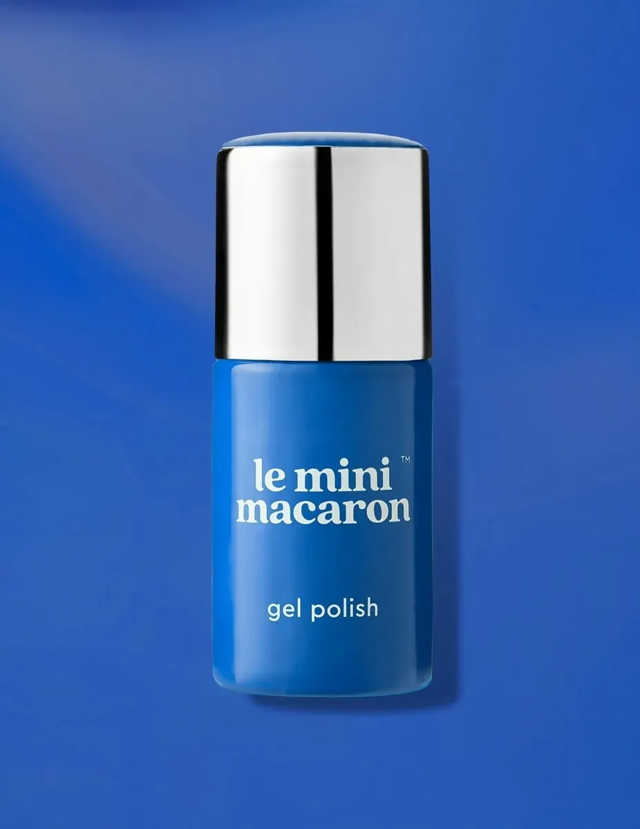Le Mini Macaron Marinière gellack kungsblå