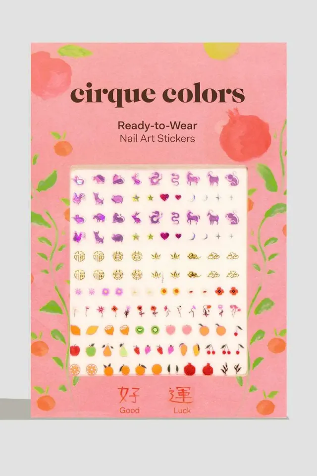 Cirque Colors Good Luck nagelstickers guld kinesiskt nyår