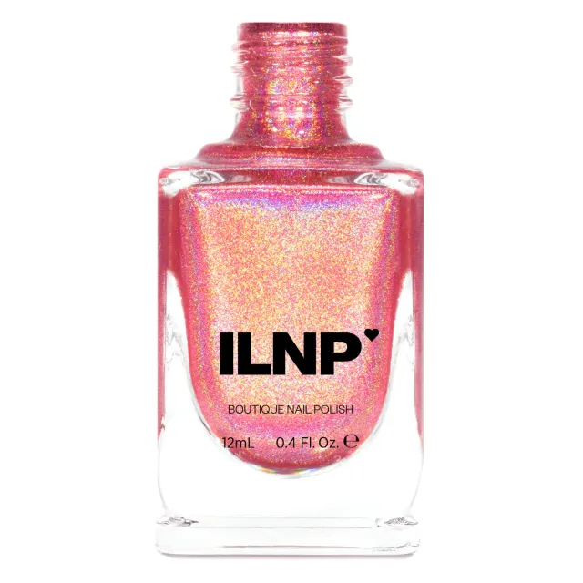 ILNP Kiss And Tell Ultra Holo nagellack rosa holografiskt