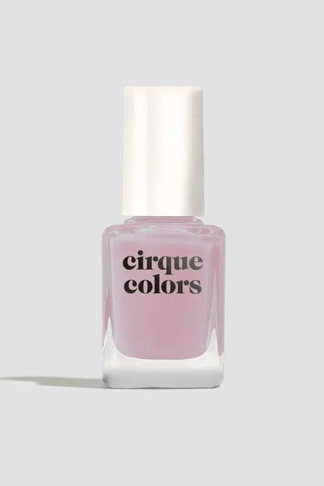 Cirque Colors Whitney nagellack dammig lilarosa crème