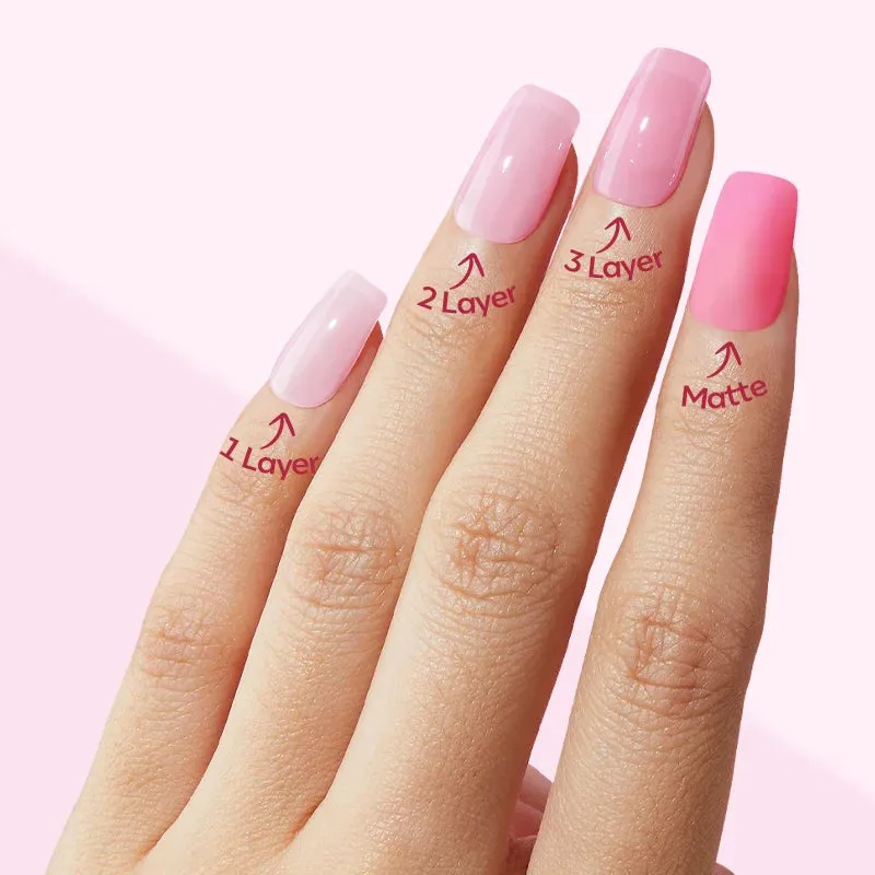 Modelones Sugarcoat gellack 6-pack jelly rosa HEMA-fri