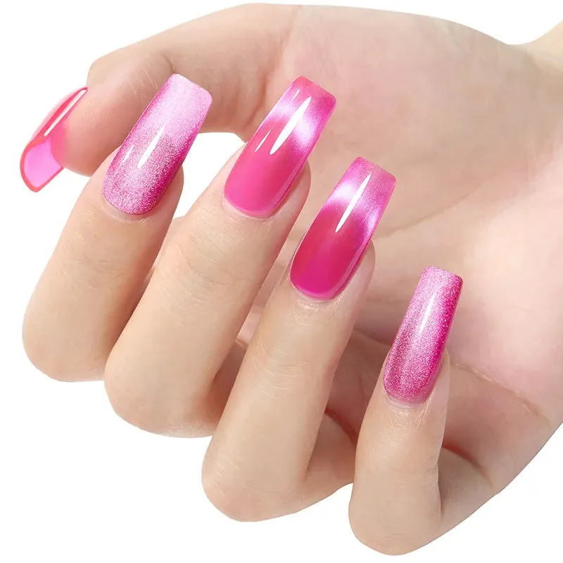 modelones Barbie Land cat eye gellack 6-pack rosa