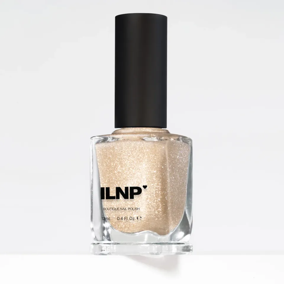 ILNP Velvet Cashmere nagellack beige magnetisk silver