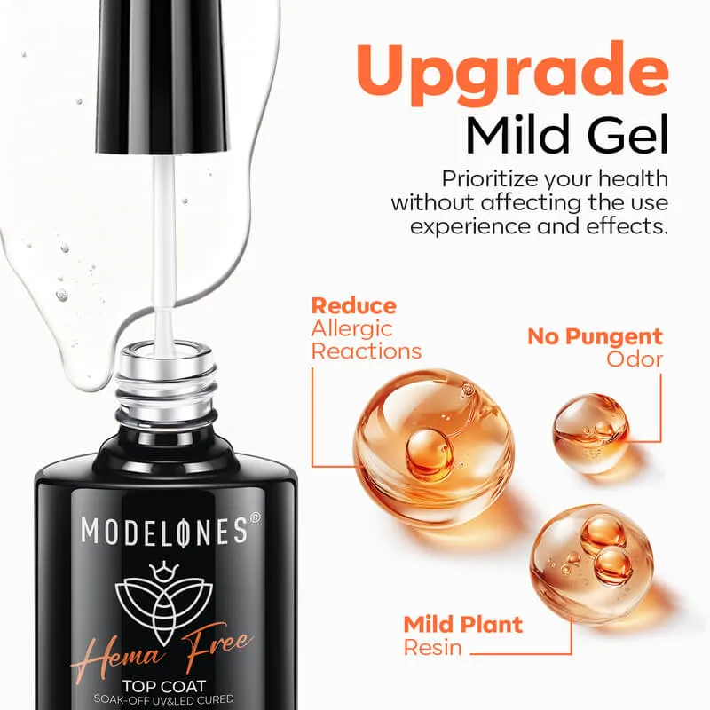 Modelones Hema-Free Matte & Shine Top Coat gellack 3x10ml