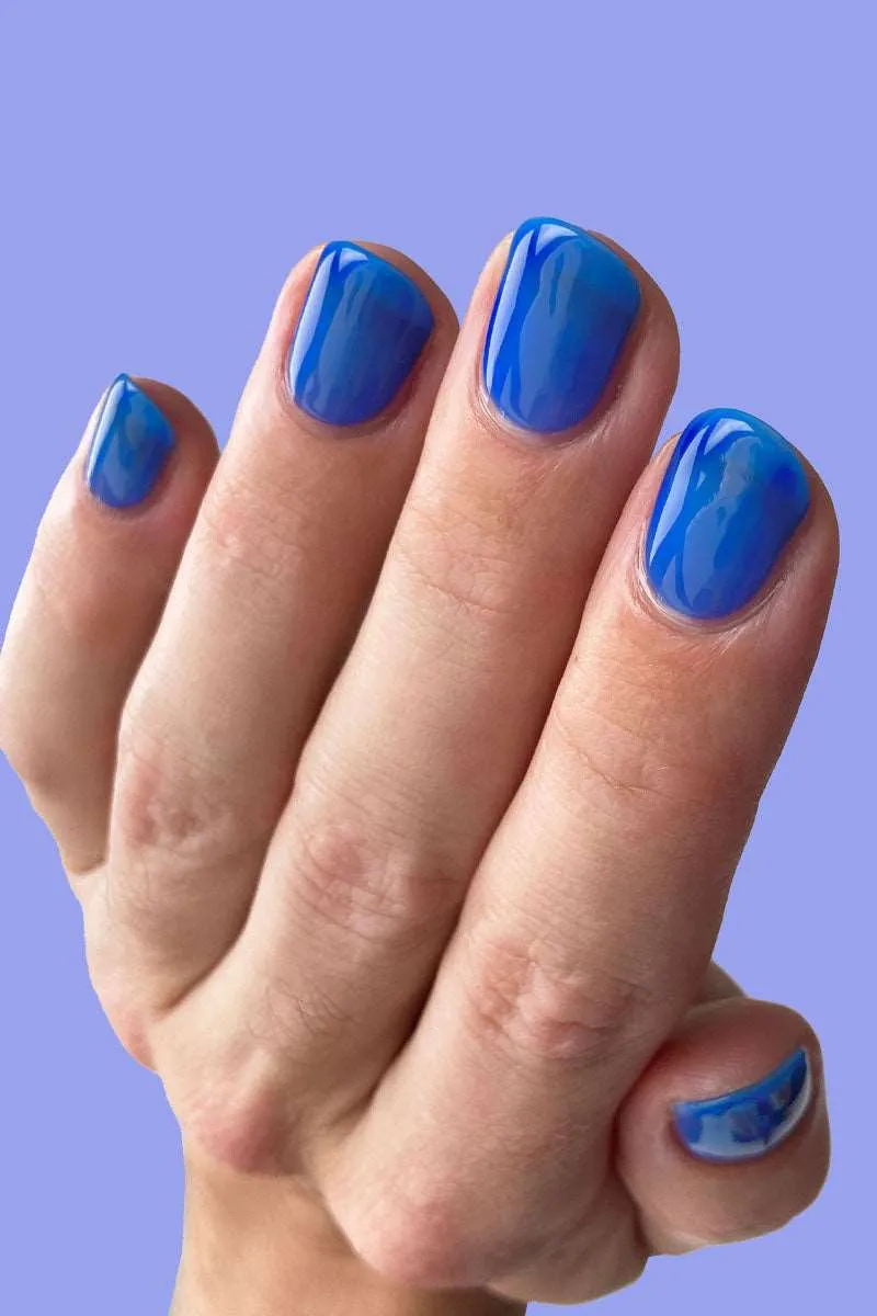 Cirque Colors Cobalt Jelly nagellack koboltblå jelly