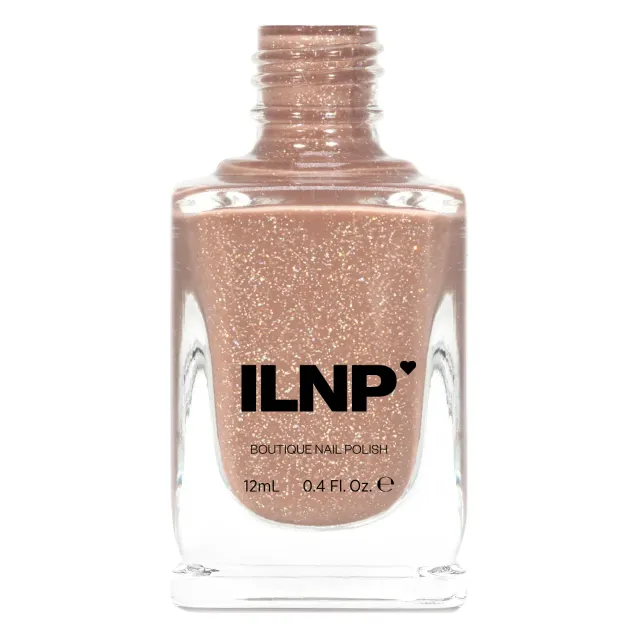 ILNP Cookie Cutter nagellack beige holografisk jelly