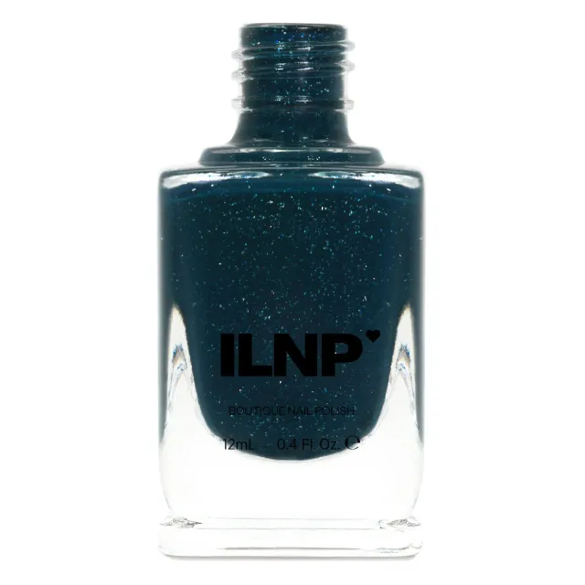 ILNP Snowstorm nagellack holografisk mörkblå