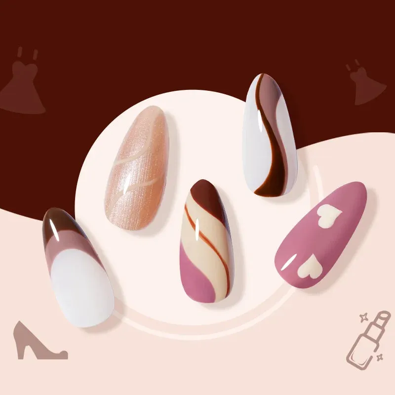 modelones Grace Garden gellack 6-pack nude guld