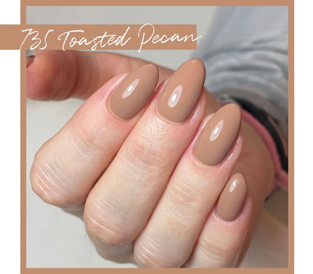 Iz Beauty CALGEL Toasted Pecan CG735 färggel 4 g brun