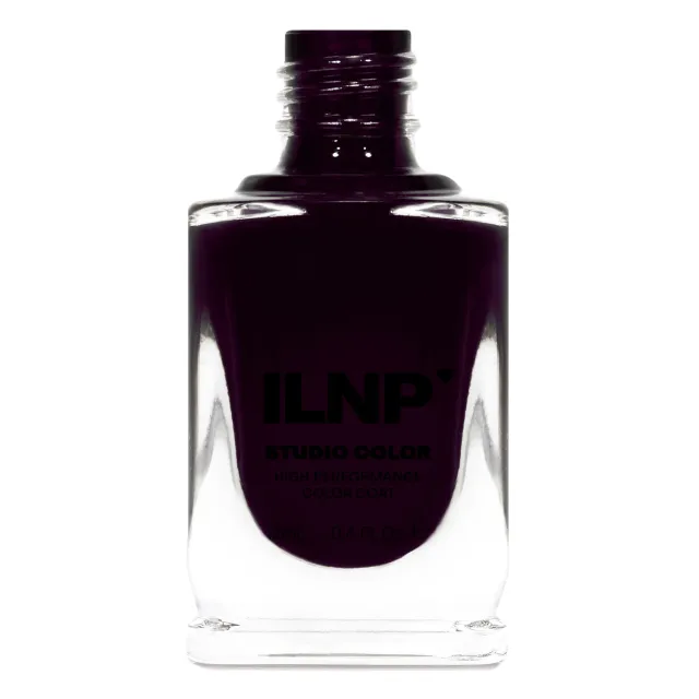 ILNP Nightshade nagellack mörk aubergine jelly