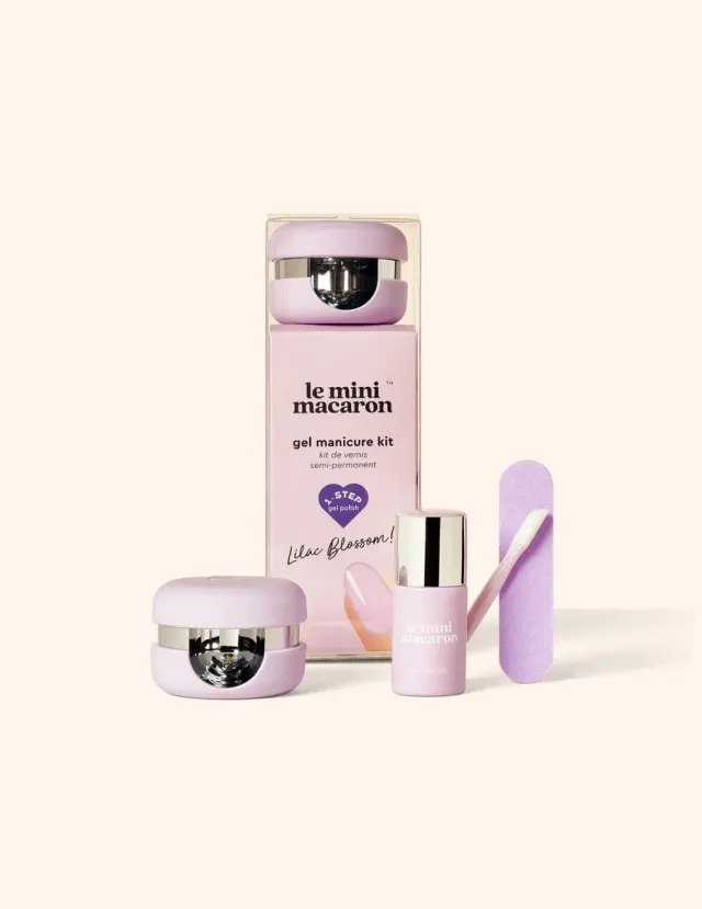 Le Mini Macaron Lilac Blossom gelkit pastellila