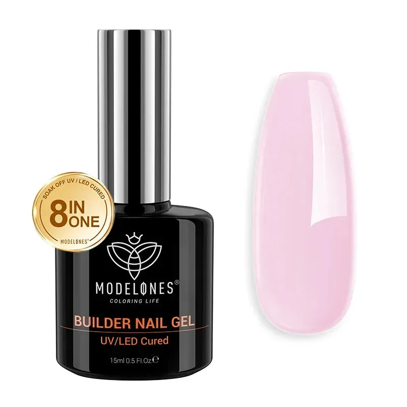 Modelones Builder nagelgel baby pink 15ml krämig