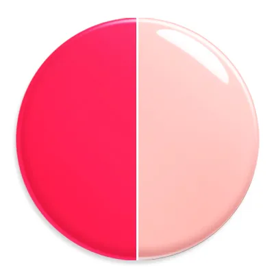 modelones Heartbeat gellack 2-pack röd rosa 15 ml