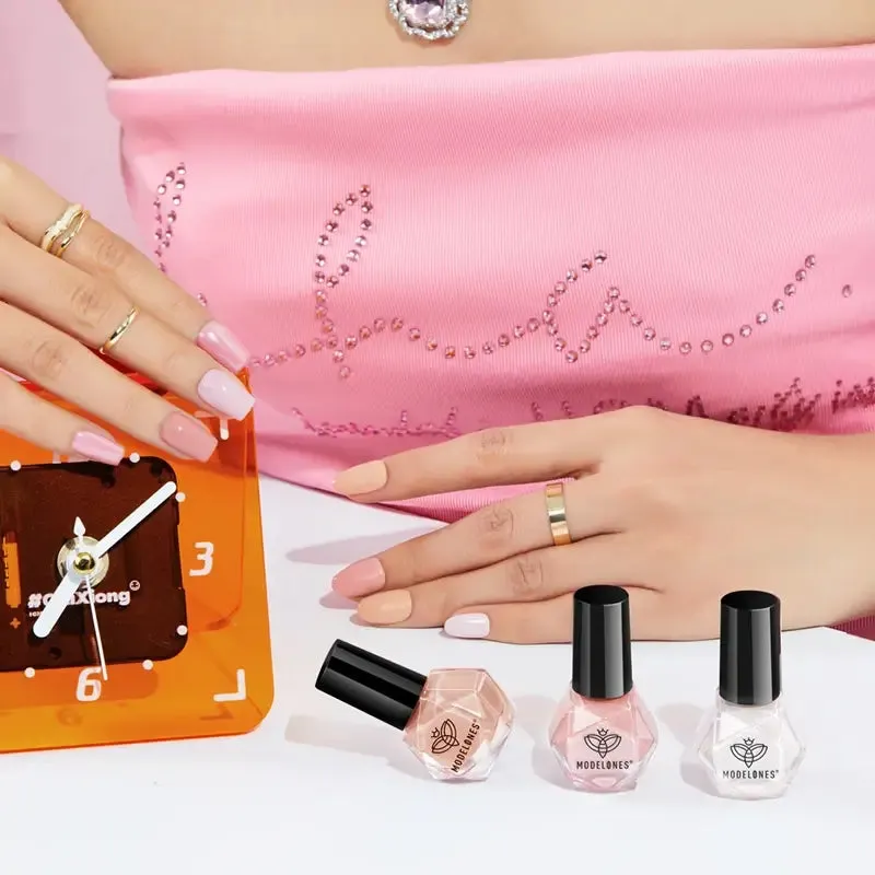 Modelones Meteor Swarm nagellack 6-pack rosa kräm