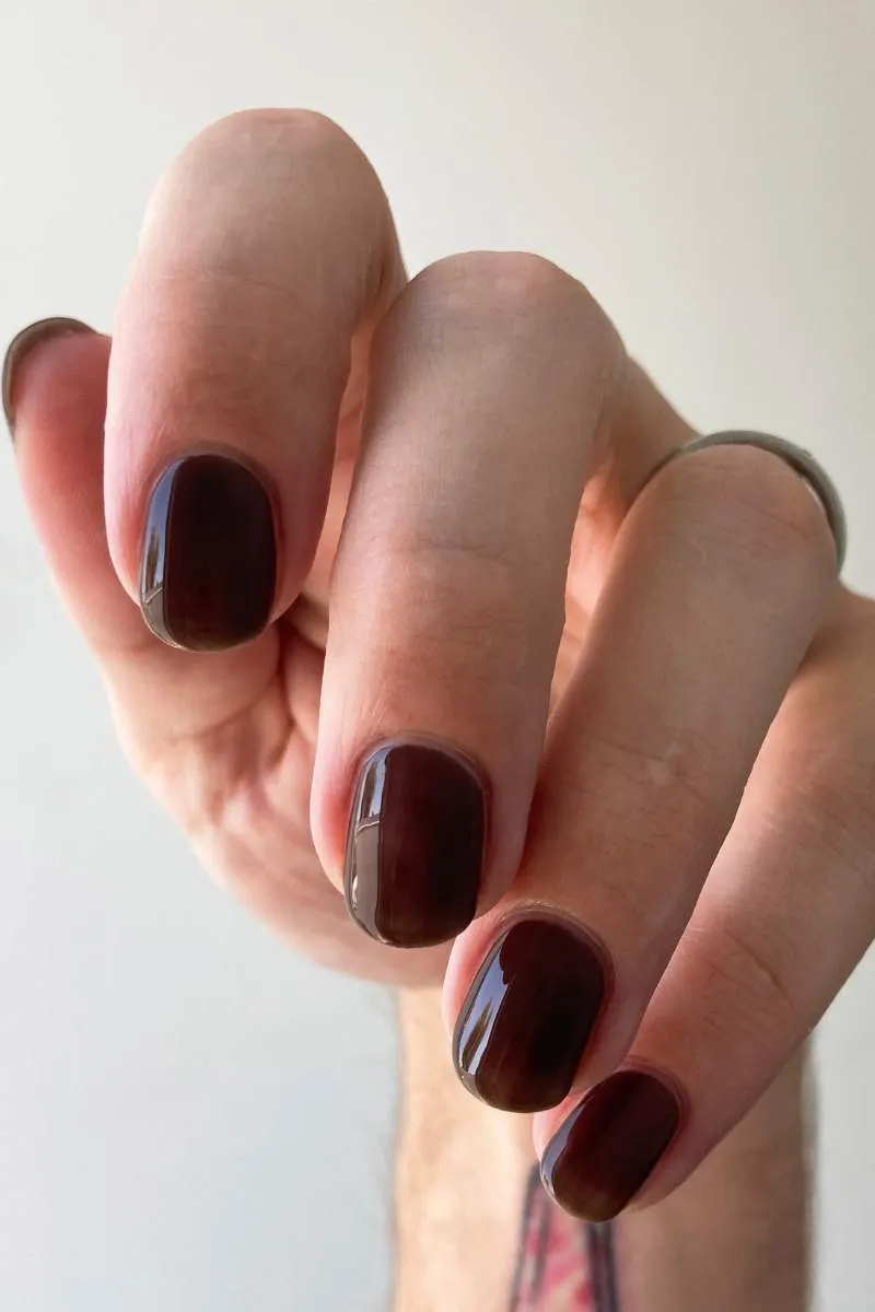 Cirque Colors Umber Jelly nagellack mörkbrun jelly