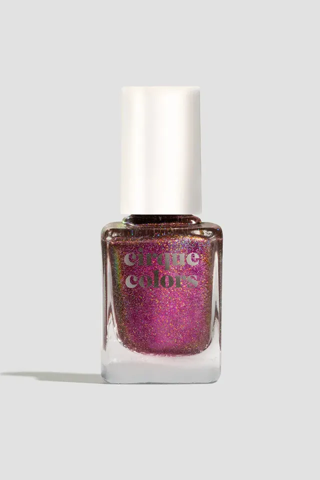 Cirque Colors Tarot nagellack rosewood taupe holo-shimmer