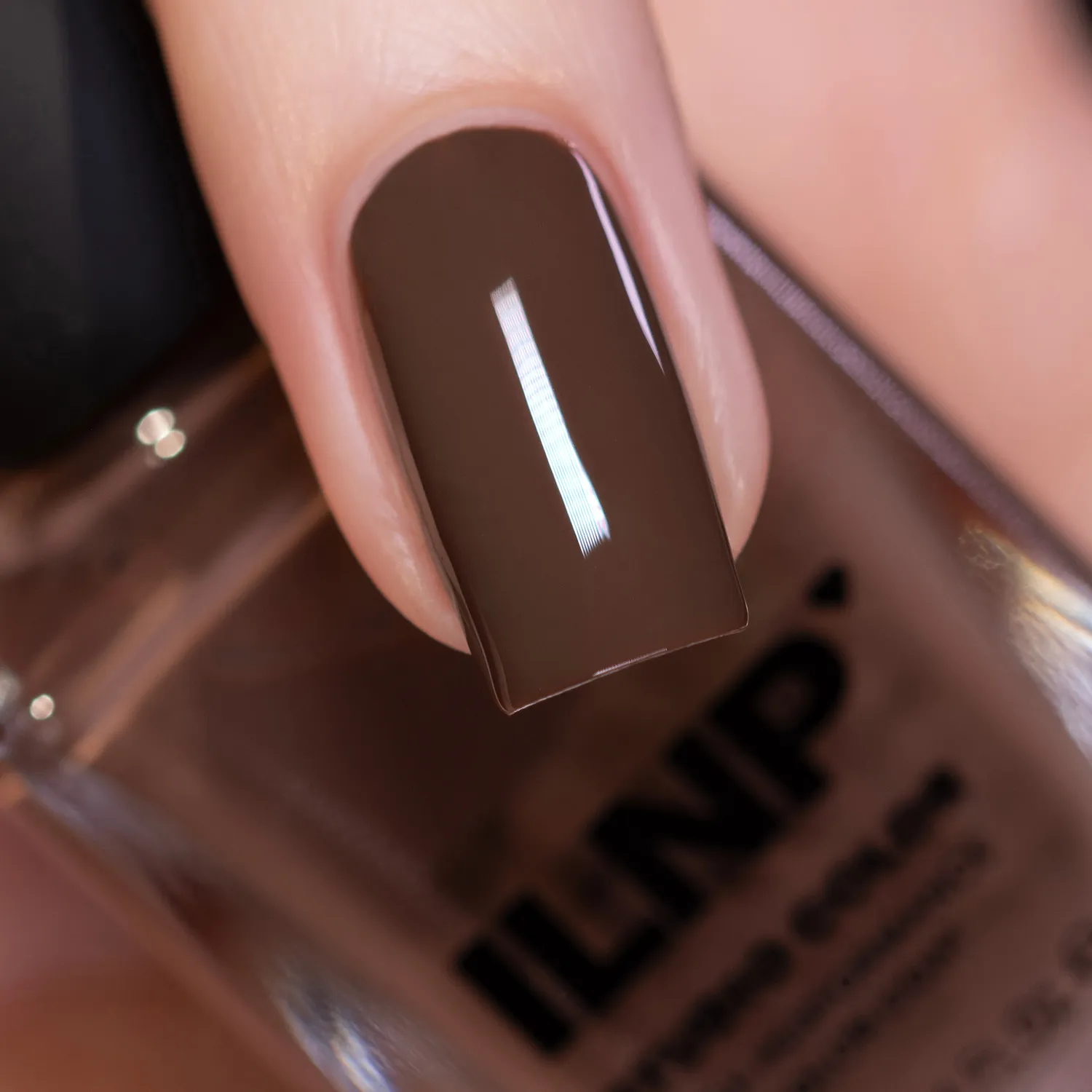 ILNP Campground Chocolate nagellack brun kräm