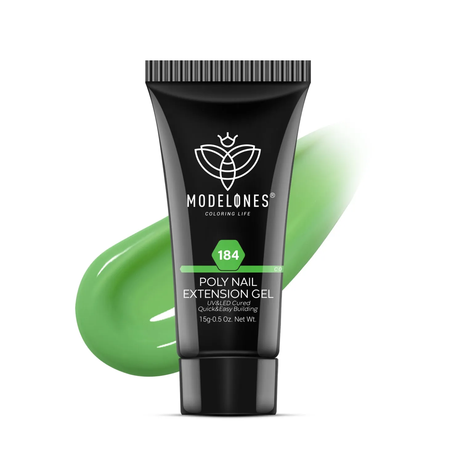 Modelones Poly Nail Gel Green Gala polygel 15g grön