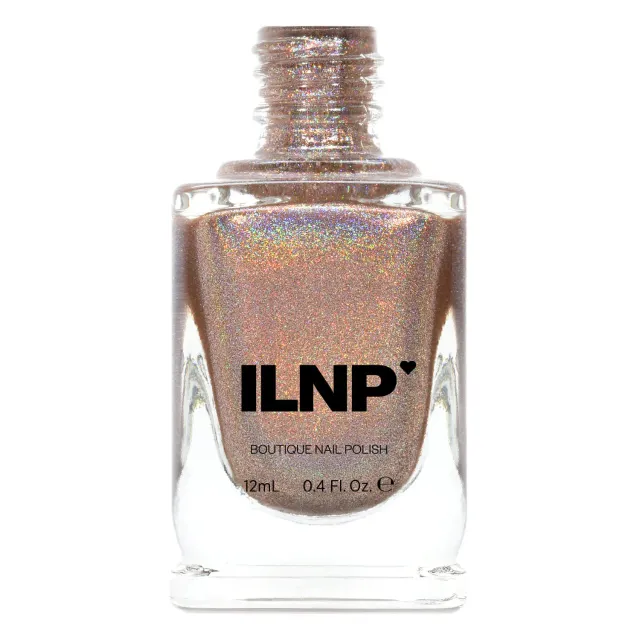 ILNP Ultra Holo Soft Focus nagellack beige holografiskt