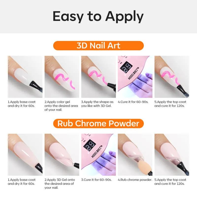 Modelones Sculpting 3D nagelgel formbar