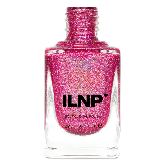 ILNP Paige nagellack holografisk bärrosa