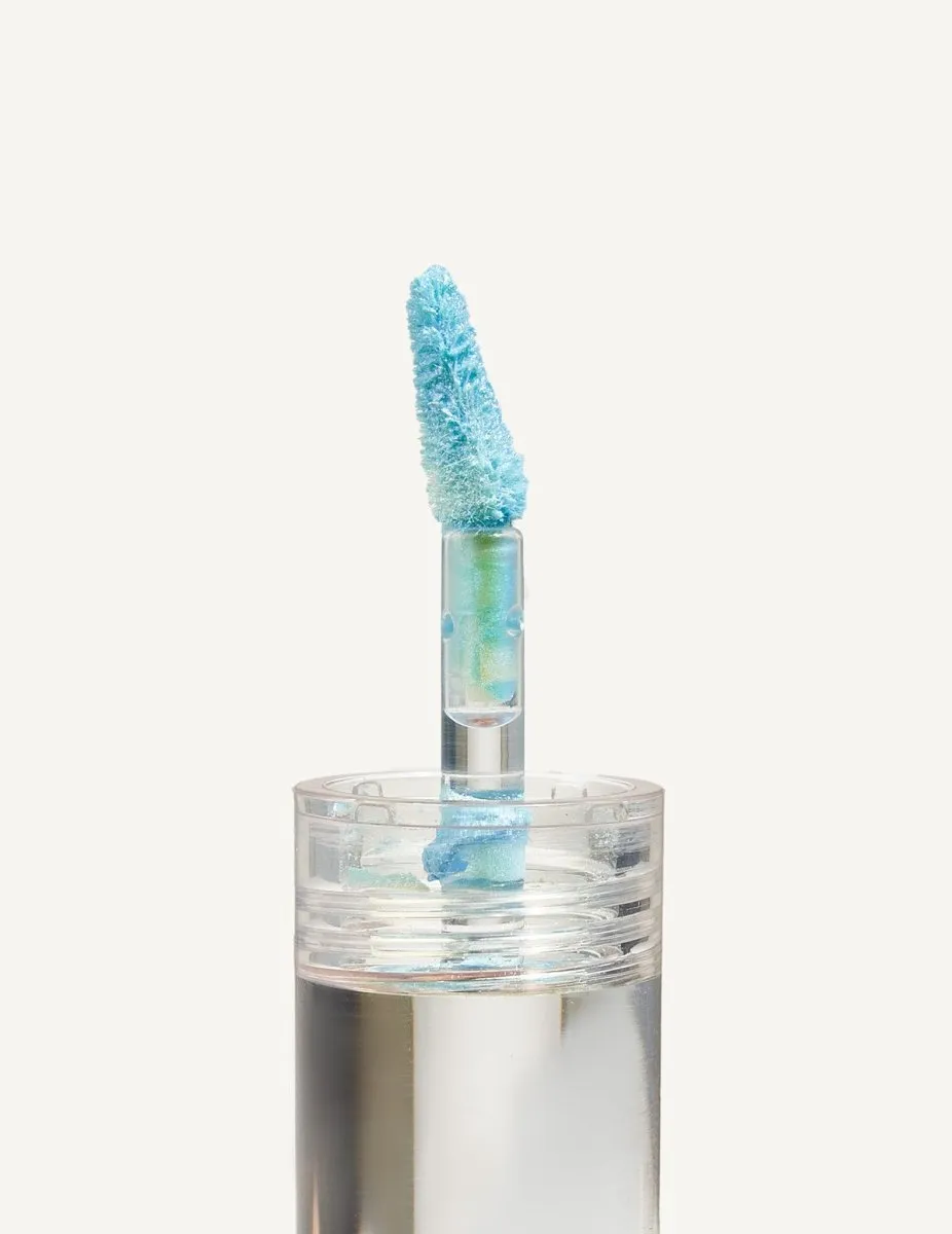 Le Mini Macaron Celestial Blue nagelpuder himmelsblå krom