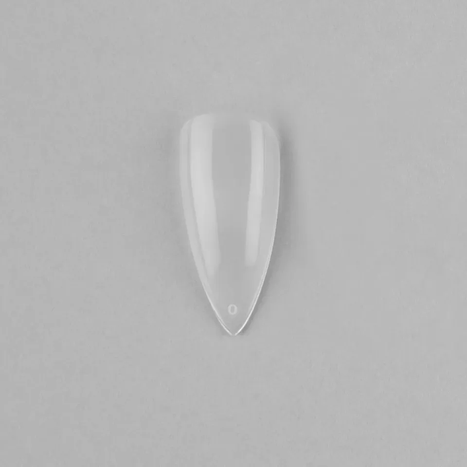 Iz Beauty Clear Stiletto tippar refill 50-pack transparent