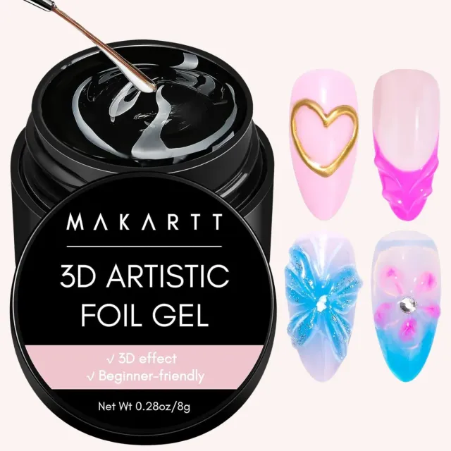 Makartt 3D Artistic Nail Foil Glue foliagel 1-pack