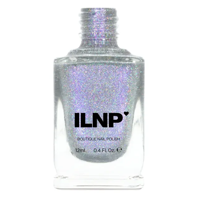 ILNP Chit Chat nagellack holografiskt lila