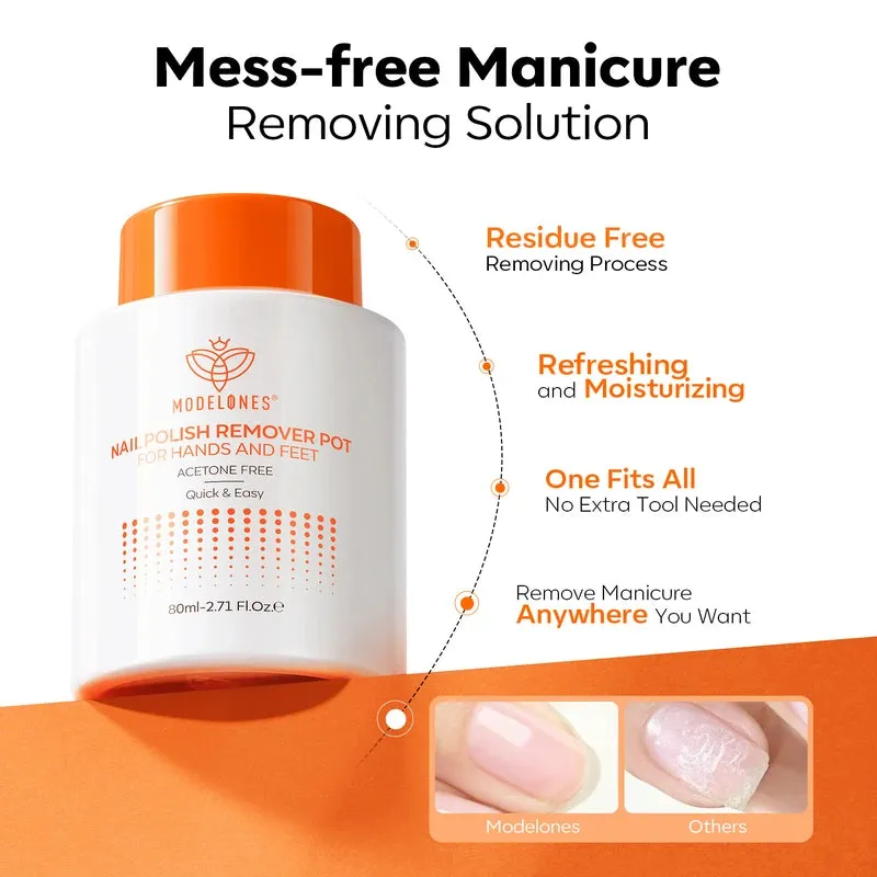 modelones Acetone-Free removerburk 80ml mild