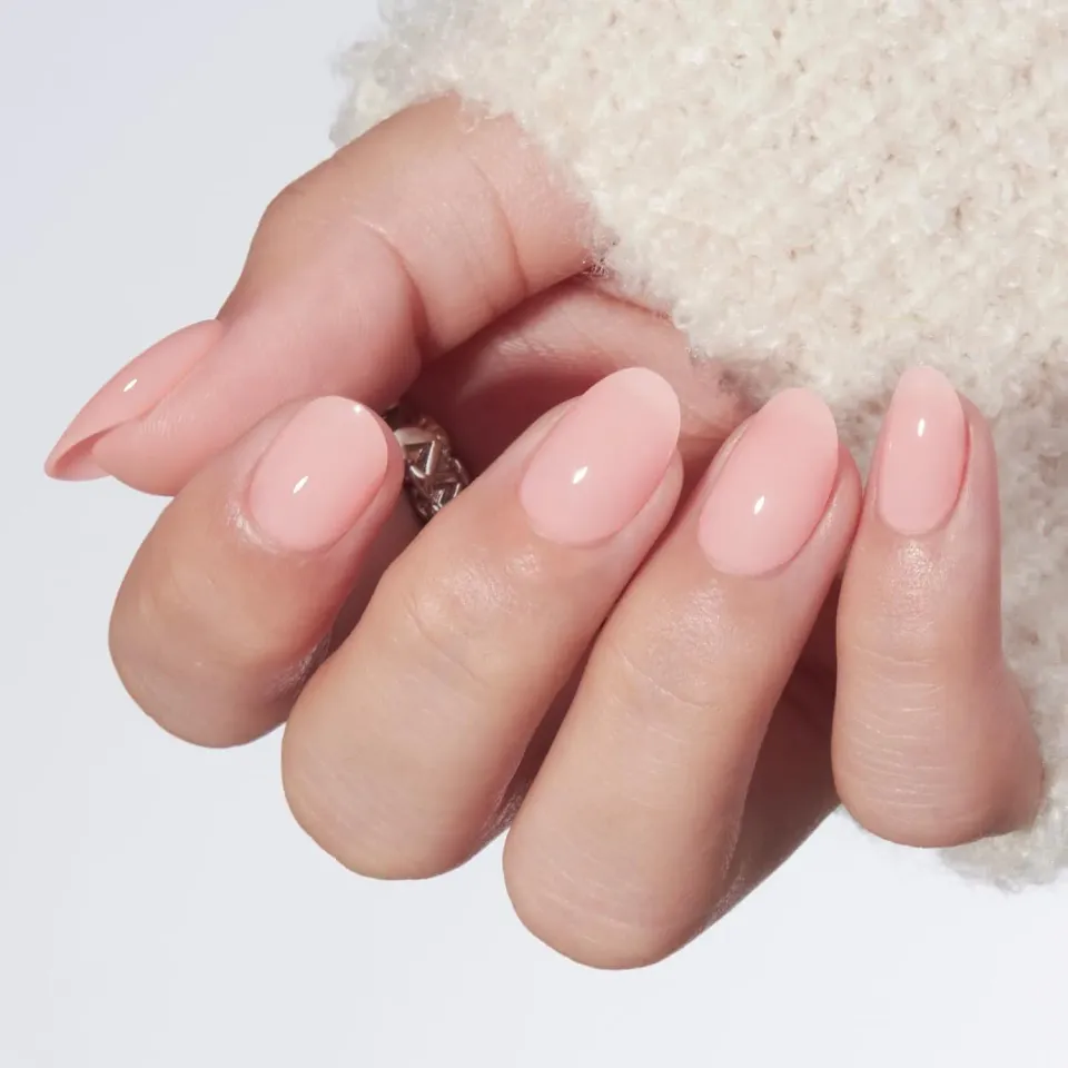 Modelones nude rosa lösnaglar kort oval 32-pack