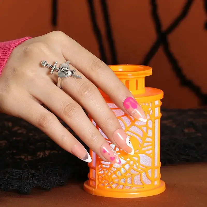 modelones Shattered Mask nagellacksset 6 färger halloween glow