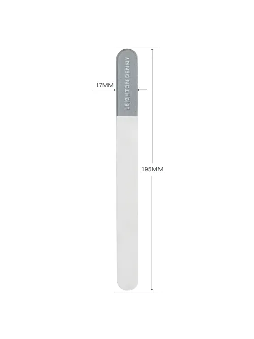 Leighton Denny Crystal large 195mm nagelfil 2-pack