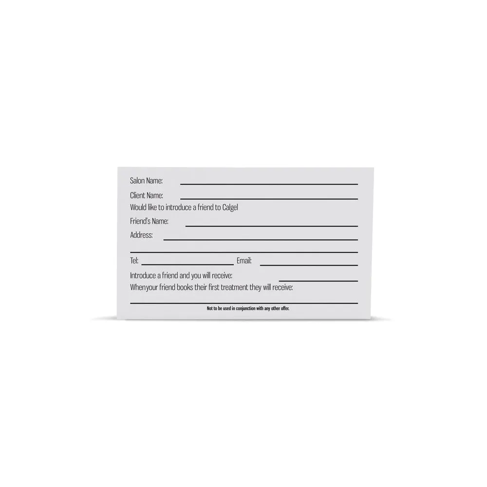 Iz Beauty Recommend a Friend kundkort 25-pack salong