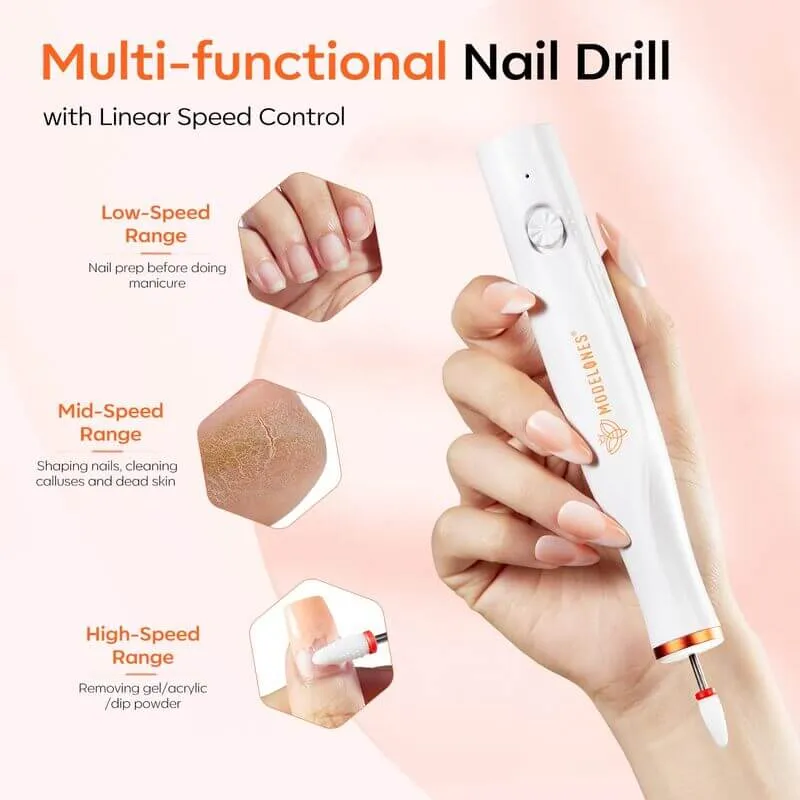 Modelones elektrisk nagelslip sladdlös med LED 12 bits