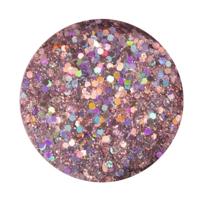 Iz Beauty Blushing Pink nagelglitter 6g rosa holo